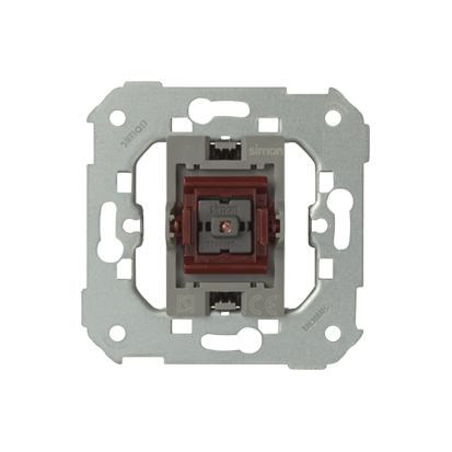 KONTAKT SIMON - Łącznik jednobiegunowy z sygnalizacją załączenia, 16AX, 250V~, (mechanizm), 1 click - 7700112-039