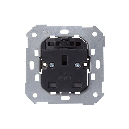 KONTAKT SIMON - Gniazdo standard brytyjski z wyłącznikiem (mechanizm), 13A, 250V~, śrubowe - 7500422-039