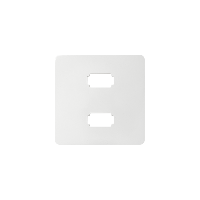 KONTAKT SIMON - Pokrywa gniazda 2xUSB; biały - 8201090-030