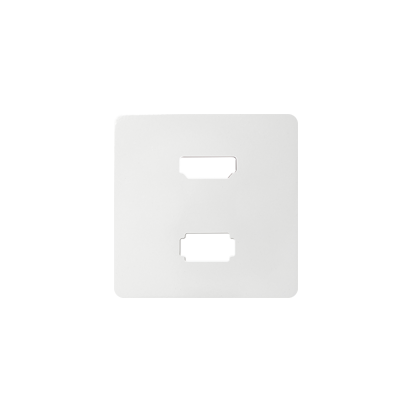 KONTAKT SIMON - Pokrywa do gniazda USB+HDMI; biały - 8201095-030