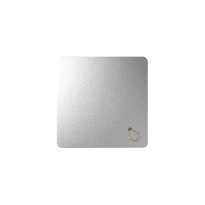KONTAKT SIMON - Klawisz z piktogramem "światło"; aluminium - 82018-93