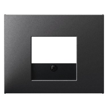HAGER - ELEMENT CENTRALNY DO GNIAZDA TAE I GŁOSNIKOWEGO ANTRACYT MAT LAKIEROWANY K.1 - 10357006