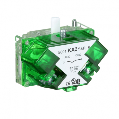 SCHNEIDER ELECTRIC - BLOK ZESTYKÓW N/O ZACISKI OCHRONNE. - 9001KA2