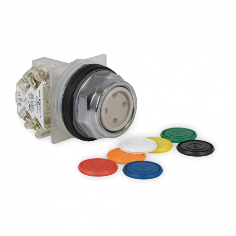 SCHNEIDER ELECTRIC - PRZYCISK Z SAMOPOWROTEM C/O KRYTY MULTI KOLOR. - 9001KR1UH13