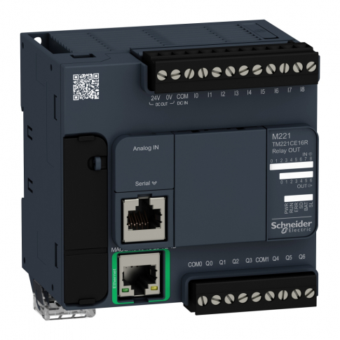 SCHNEIDER ELECTRIC - STEROWNIK M221-16I/O KOMPAKT ETHERNET. - TM221CE16R