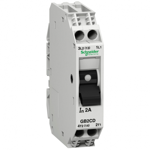 SCHNEIDER ELECTRIC - WYŁĄCZNIK TERMO-MAGNETYCZNY 1P+N 6A. - GB2CD12