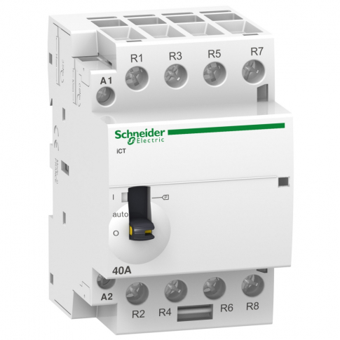 SCHNEIDER ELECTRIC - STYCZNIK MODUŁOWY ICT50R63-40-230 63A 4NO 50/60HZ 220/240 VAC. - A9C21864