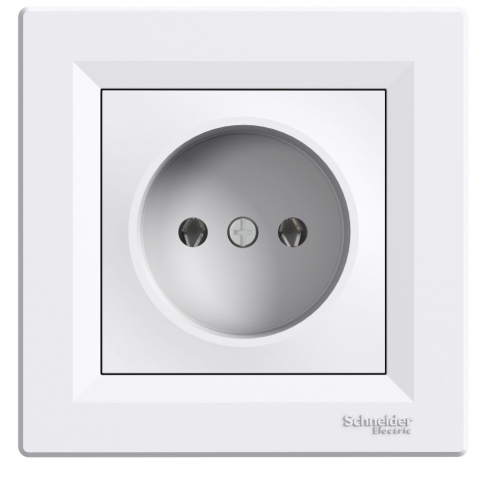 SCHNEIDER ELECTRIC - GNIAZDO POJEDYNCZE Z RAMKĄ BIAŁE ASFORA. - EPH3000121
