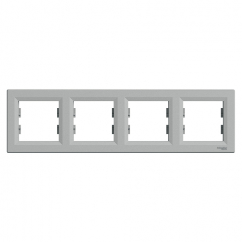 SCHNEIDER ELECTRIC - RAMKA POCZWÓRNA POZIOMA ALUMINIUM ASFORA - EPH5800461