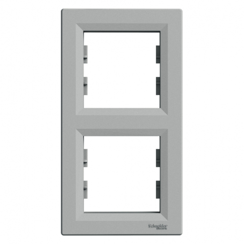 SCHNEIDER ELECTRIC - RAMKA PODWÓJNA PIONOWA ALUMINIUM ASFORA - EPH5810261