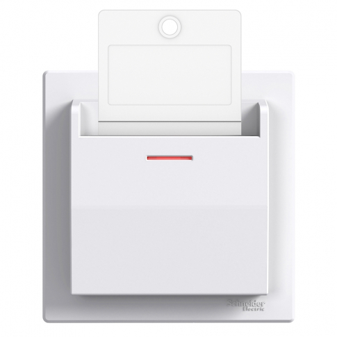 SCHNEIDER ELECTRIC - ŁĄCZNIK HOTELOWY (MECHANICZNY) Z RAMKĄ BIAŁY ASFORA. - EPH6200121