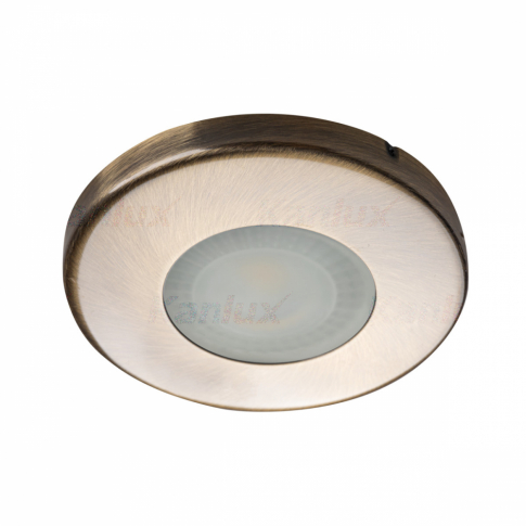 KANLUX - OPRAWA SUFITOWA SZCZELNA MR16 GX5,3 MAX.35W IP44 PATYNOWANY MOSIĄDZ MARIN CT-S80-AB - 4710