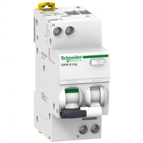 SCHNEIDER ELECTRIC - WYŁĄCZNIK KOMBINOWANY 20A 1BIEGUNOWY 30MA TYP A IDPNNVIGI6000-A30-C20-1N. - A9D32620