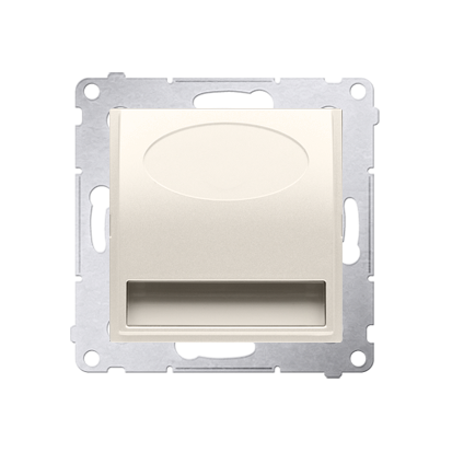 KONTAKT SIMON - Oprawa oświetleniowa LED, 230 V AC, 1.1 W, białe ciepłe 3100 K; kremowy - DOS.01/41