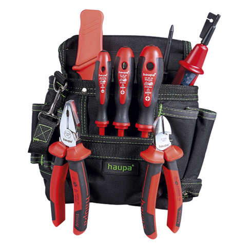 HAUPA - TORBA NARZĘDZIOWA HAUPA TOOL BELT 1000V 7 ELEMENTÓW - 220211