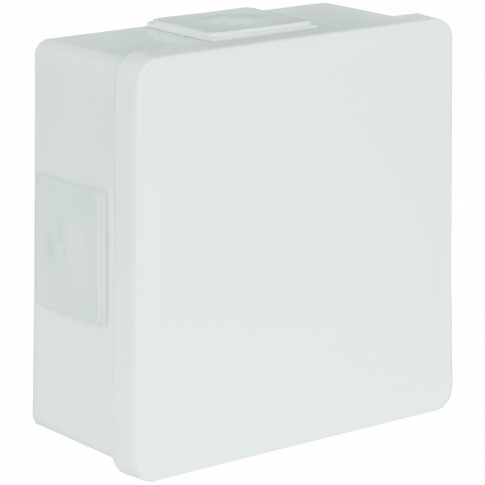 ZAKŁAD PRODUKCYJNO - HANDLOWY "ELEKTRO-PLAST" SPÓŁKA Z OGRANICZONĄ ODPOWIEDZIALNOŚCIĄ - PUSZKA N/T 86X86X40MM IP55 DEKIEL KLIK-KLAK BIAŁA VP 00+I2248:I22611-01. - 61.101