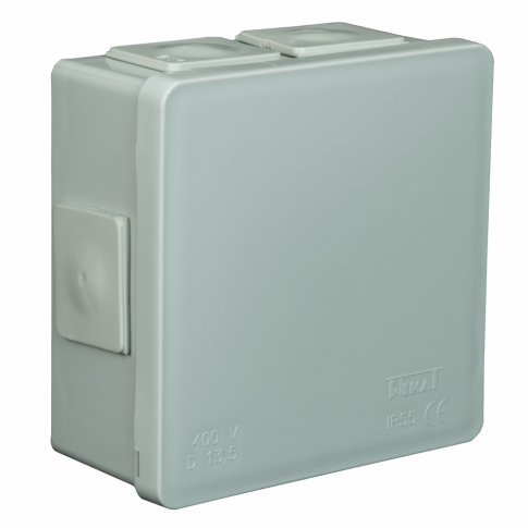 ZAKŁAD PRODUKCYJNO - HANDLOWY "ELEKTRO-PLAST" SPÓŁKA Z OGRANICZONĄ ODPOWIEDZIALNOŚCIĄ - PUSZKA N/T 86X86X40MM IP55 DEKIEL KLIK-KLAK POPIEL VP 002-03. - 61.109