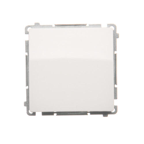 KONTAKT SIMON - Przycisk pojedynczy rozwierny bez piktogramu (moduł) 10AX, 250V~, zaciski śrubowe; biały - BMPR1.01/11