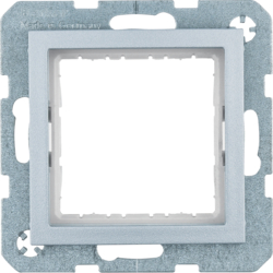 HAGER - ZESTAW ADAPTACYJNY DO MODUŁÓW SYSTO 45X45MM, ALU LAKIEROWANY B.KWADRAT/B.7 .  - 14401404