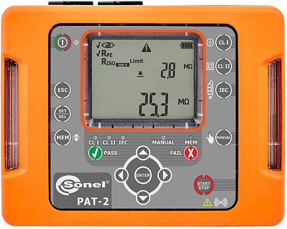 SONEL - MIERNIK BEZPIECZEŃSTWA SPRZĘTU ELEKTRYCZNEGO SONEL PAT-2 - WMPLPAT2