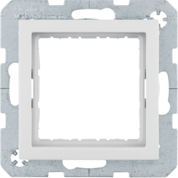 HAGER - Zestaw adaptacyjny do modułów systo 45x45mm, kremowy, połysk B.Kwadrat. - 14408982