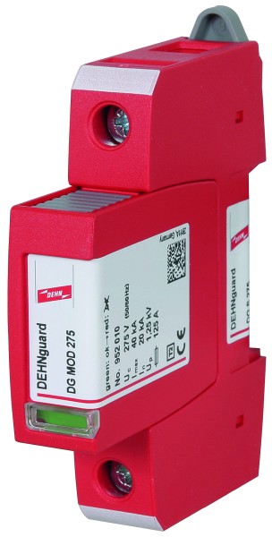 DEHN - OGRANICZNIK PRZEPIĘĆ AC TYP T2 1P 20kA 1,5kV DEHNguard S 275 - 952070