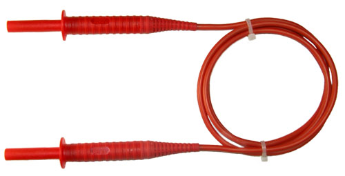 SONEL - PRZEWÓD 1,8M 5KV ZAKOŃCZONY WTYKAMI BANANOWYMI CZERWONY - WAPRZ1X8REBB