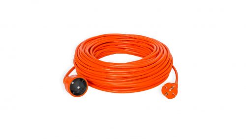 PLASTROL - PRZEDŁUŻACZ OGRODOWY 30MB JEDNOGNIAZDOWY 2P OMY 2X1,0 POMARAŃCZOWY 10A 2500W - PO-ST/30M/2X1/OMY POMARAŃCZOWY