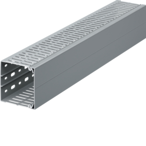 HAGER - KANAŁ GRZEBIENIOWY 80x80 szary wys=80mm szer=80mm pcv (szt=2mb /opak=12m)  - BA7A80080