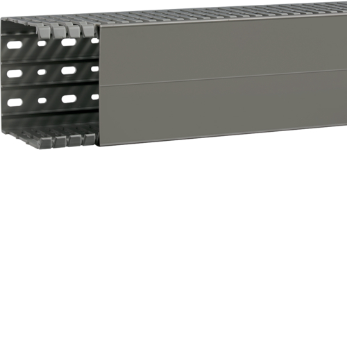 HAGER - KANAŁ GRZEBIENIOWY 100x100 szary wys=100mm szer=100mm pcv (szt=2mb /opak=12m) - BA7A100100