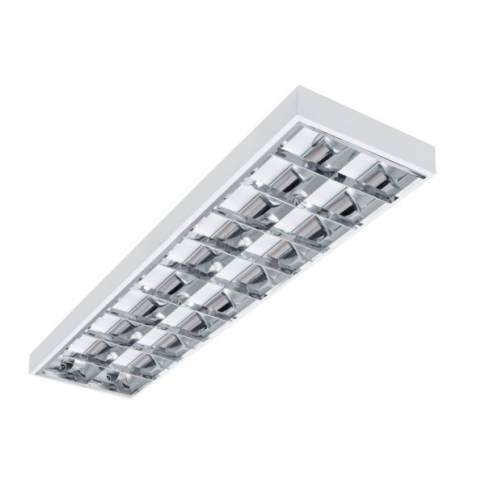 KANLUX - OPRAWA RASTROWA 2X36W IP20 POD ŚWIETLÓWKI LED NOTUS 4LED 236 NT - 22672