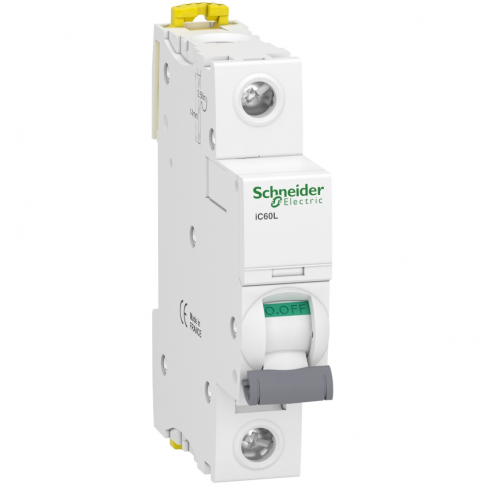 SCHNEIDER ELECTRIC - WYŁĄCZNIK NADPRĄDOWY B 6A 1-POLOWY IC60L-B6-1 - A9F93106