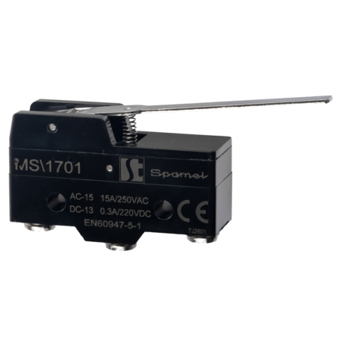 SPAMEL - ŁĄCZNIK MINIATUROWY DŹWIGNIA PŁASKA DŁUGA - MS\1701