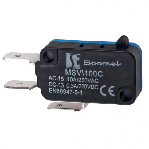 SPAMEL - ŁĄCZNIK MINIATUROWY POPYCHACZ PROSTY. - MSV\100C