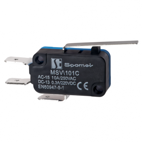 SPAMEL - ŁĄCZNIK MINIATUROWY DŹWIGNIA PŁASKA DŁUGA - MSV\101C