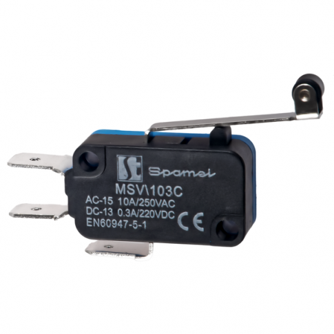 SPAMEL - ŁĄCZNIK MINIATUROWY DŹWIGNIA Z ROLKĄ DŁUGA. - MSV\103C