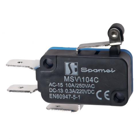 SPAMEL - ŁĄCZNIK MINIATUROWY DŹWIGNIA Z ROLKĄ KRÓTKA - MSV\104C