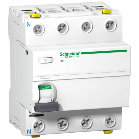 SCHNEIDER ELECTRIC - WYŁĄCZNIK RÓŻNICOWOPRĄDOWY 40A 4-BIEGUNOWY 500MA TYP A IID-40-4-500-A  - A9Z26440