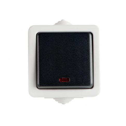 KANLUX - Łącznik jednobiegunowy LED TEKNO 05-1110-143 sz  - 25353