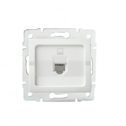 KANLUX - Adapter gniazda RJ45 LOGI 02-1399-002 bi   - 25926