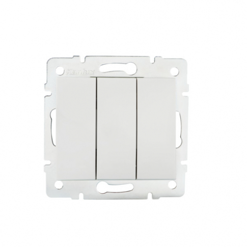 KANLUX - Łącznik potrójny LOGI 02-1090-102 bi   - 25076