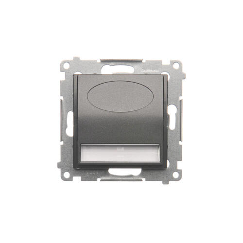 KONTAKT SIMON - Oprawa oświetleniowa LED, 14 V DC, 0.42 W, białe ciepłe 3100 K; antracyt !Wymagany zasilacz 14V - DOS14.01/48