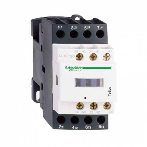 SCHNEIDER ELECTRIC - STYCZNIK MOCY AC1 25A 4 POLOWY 1NO 1NC CEWKA 24VAC ZACISKI SKRZYNKOWE TESYS D - LC1DT25B7