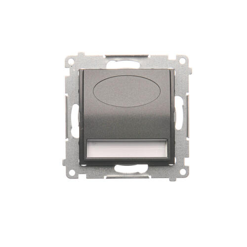 KONTAKT SIMON - Oprawa oświetleniowa LED, 230 V AC, 1.1 W, białe ciepłe 3100 K; antracyt - DOS.01/48