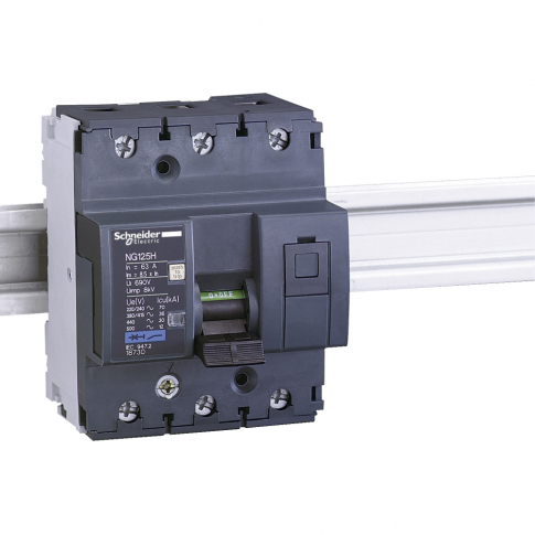 SCHNEIDER ELECTRIC - WYŁĄCZNIK NADPRĄDOWY C 50A 3-BIEGUNOWY NG125H-C50-3 - 18729