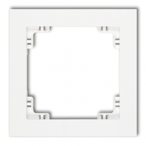 KARLIK - DECO Ramka pojedyńcza biały mat 25DR-1 - 25DR-1
