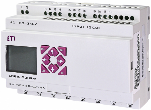 ETI - PRZEKAŹNIK PROGRAMOWALNY Z OPROGRAMOWANIEM LOGIC-ALFA-1A - 004780032