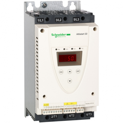 SCHNEIDER ELECTRIC - Układ łagodnego rozruchu ATS22 3-fazowe 230/440VAC 50/60Hz 7.5kW 17A IP20 - ATS22D17Q