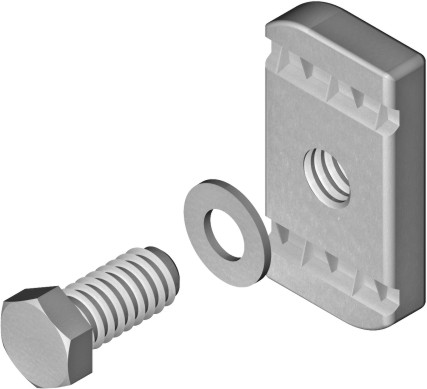 BAKS - Śruba z nakrętką rombową SRM10x30F  - 6506513