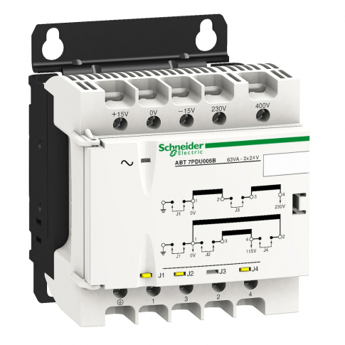 SCHNEIDER ELECTRIC - TRANSFORMATOR UNIWERSALNY 230(400) /24V, 40VA - ABT7PDU004B